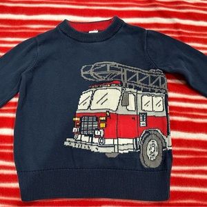 Gap Toddler Boy Graphic Sweater Firetrack